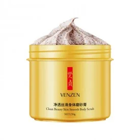 Скраб для тела с грецким орехом и маслом ши VENZEN Clean Beauty Skin Smooth Body Scrub (250 мл)