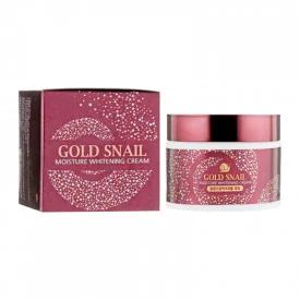 Крем для лица с золотом и муцином улитки Enough Gold Snail Moisture Whitening Cream