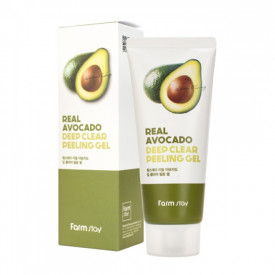 Пілінг для обличчя з авокадо Farm Stay Real Avocado Deep Clear Peeling Gel