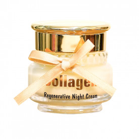 Крем для обличчя нічний з колагеном Wokali Collagen Restoring Nourishing Day Cream