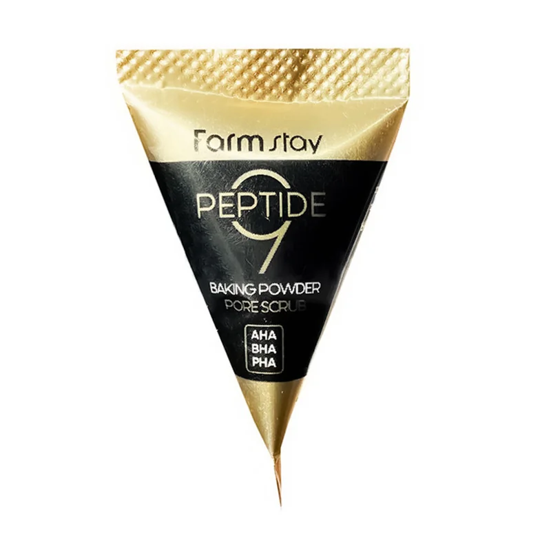 Що очищає скраб з пептидами Farm Stay Peptide 9 Baking Powder Pore Scrub