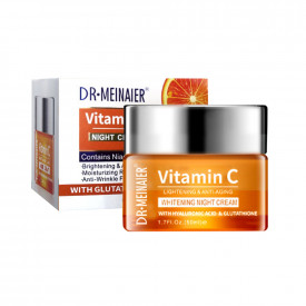 Крем для обличчя та шиї нічний з вітаміном С DR.Meinaier Vitamin C Night Cream