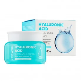 Крем для обличчя з гіалуроновою кислотою зволожуючий Farm Stay Hyaluronic Acid Super Aqua Cream
