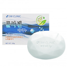 Мило з морським колагеном 3W CLINIC Collagen Beauty Soap