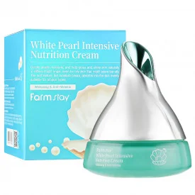 Крем для обличчя з екстрактом перлів живильний Farm Stay White Pearl Intensive Nutrition Cream