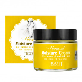 Крем для обличчя з кінською олією Jigott Horse Oil Moisture Cream