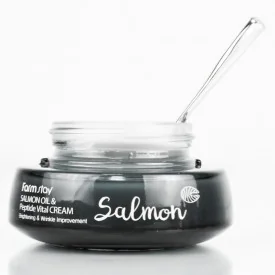 Крем для лица с лососевым маслом антивозрастной Farm Stay Salmon Oil & Peptide Vital Cream