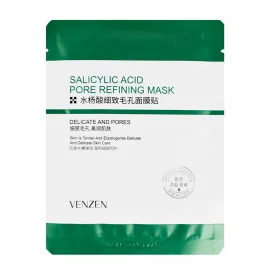 Тканевая маска для лица с салициловой кислотой очищающая VENZEN Salicylic Acid Pore Refining Mask