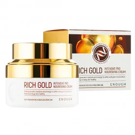 Крем для обличчя з іонами золота живильний Enough Rich Gold Intensive Pro Nourishing Cream