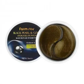 FARM STAY BLACK PEARL & Gold Hydrogel Eye Patch